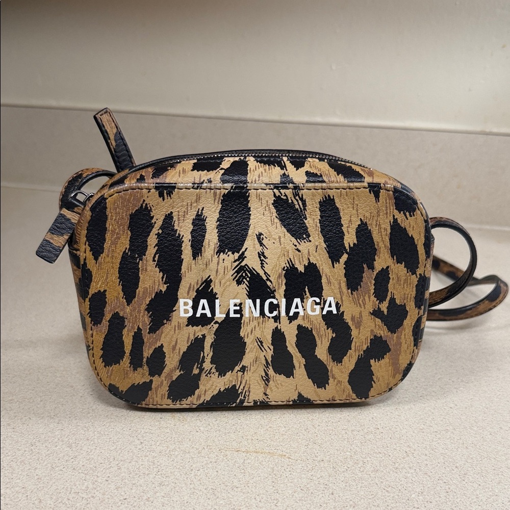 Balenciaga Animal Print Crossbody Bag